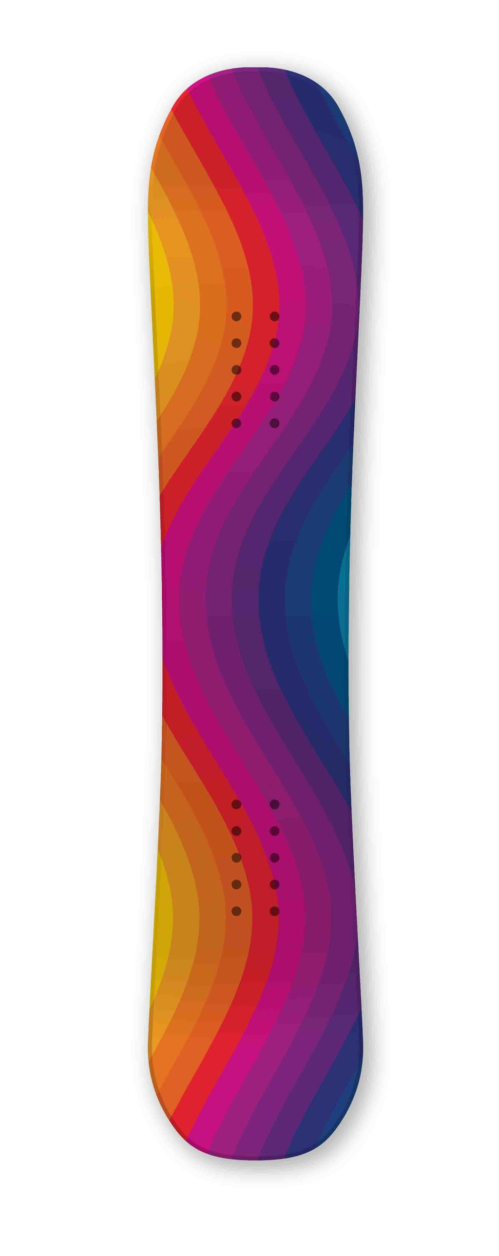 Vintage Rainbow Waves